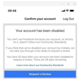 facebook账号停用复审要多久